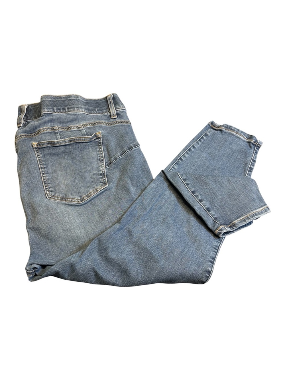 Torrid Bombshell Skinny Jeans 22 XS Extra Short Premium Stretch Medium Wash EUC